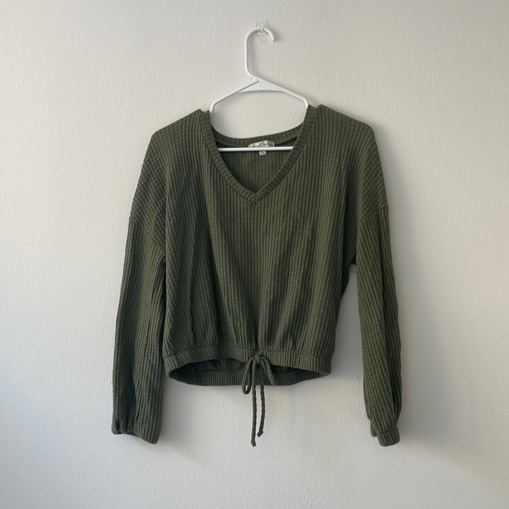 Forest green sweater